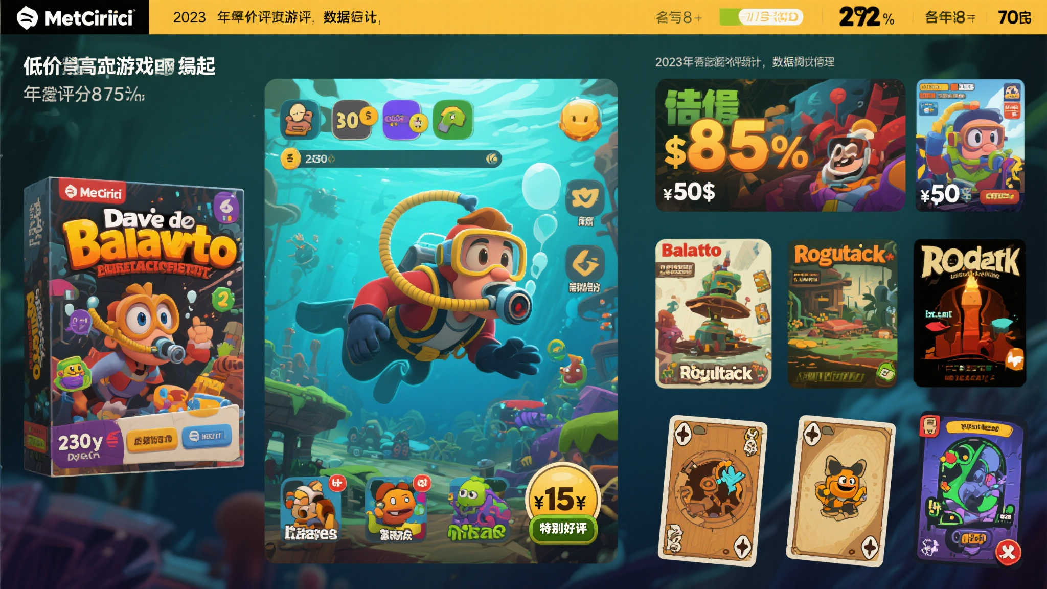 低价高分游戏的崛起：数据说话
根据20